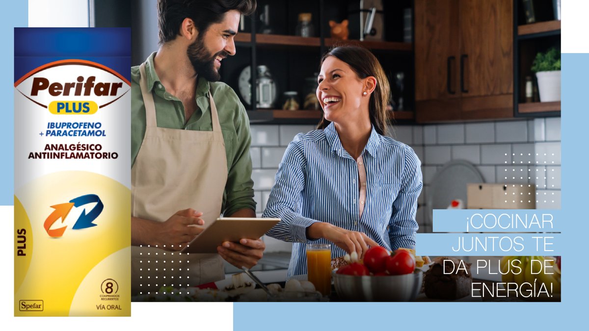 Perifar_uy's tweet photo. Tené siempre a mano un #PerifarPlus para que nada interrumpa tus grandes momentos. Porque es IBUPROFENO + PARACETAMOL, combinación que potencia y mejora el alivio de cualquier dolor que pueda aparecer durante el día. 😅 https://t.co/uACInzzNBd