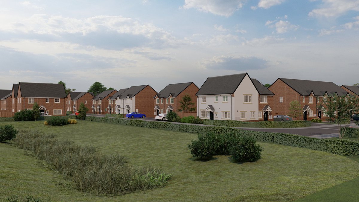 Watsonbatty's tweet photo. We are excited to see progress on site by @CaddickConst at Ferrars Road, #Sheffield for @TogetherHousing. The site, due for completion summer 2023, will see 93 two storey dwellings with a mix of 2, 3 &amp; 4 bedrooms offering much needed #familyhomes
 
@AdeptCSCE
@JohnsonMowat https://t.co/lDL1AT7DJ0