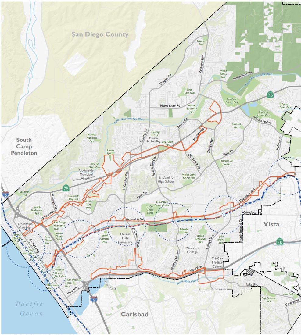 CityofOceanside's tweet photo. Oceanside's Planning Division will host a Community Open House for the Smart & Sustainable Corridors Plan on 4/19 from 5:30–7:30pm @ El Corazon Senior Center, 3302 Senior Center Dr. More info.: https://t.co/vFfNxY6xTN
#OceansideCA #GeneralPlanUpdate https://t.co/7vFJFBdur6