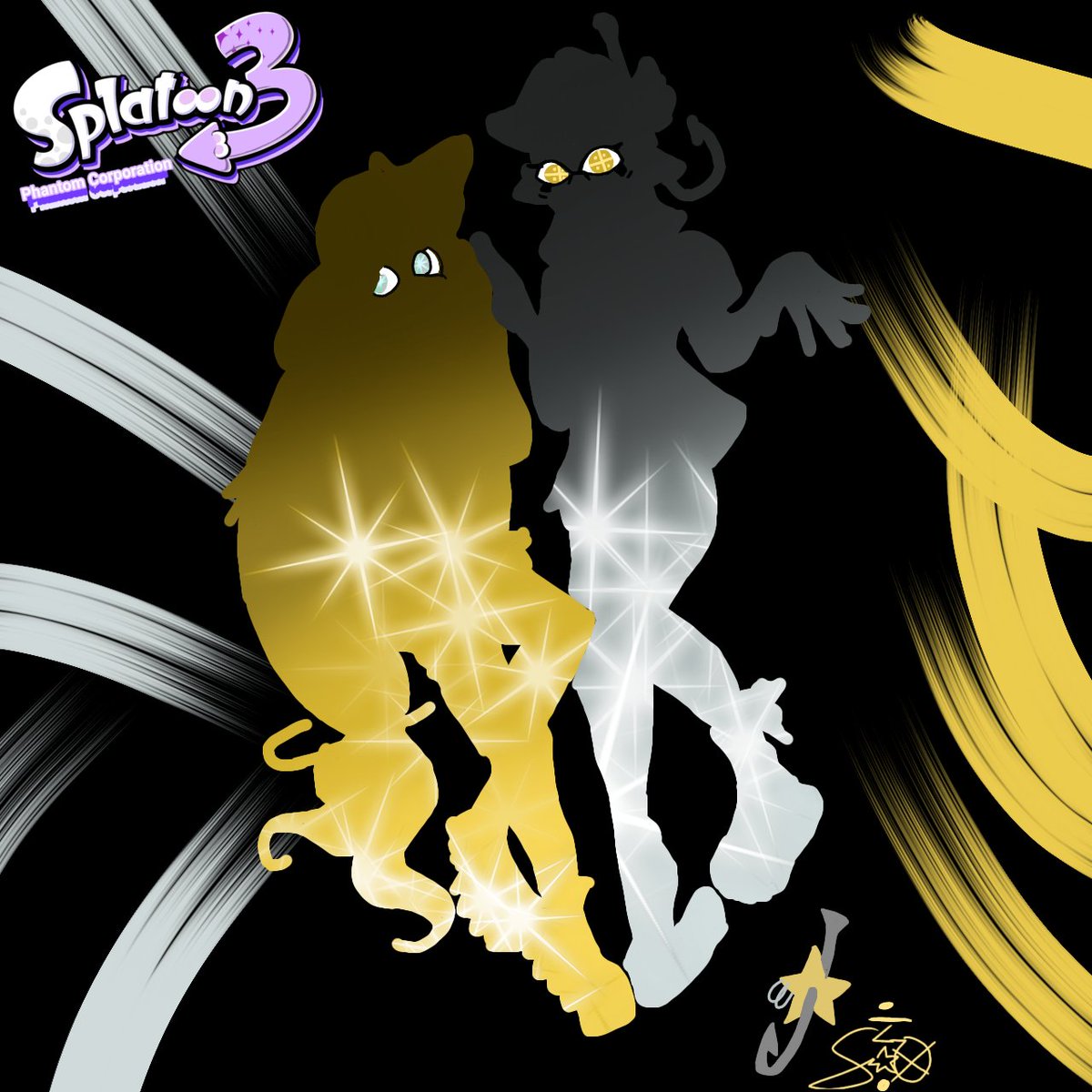 Kyo_Iro's tweet photo. Splatoon 3 × Phantom Corporation: New Idols coming to Elysium City!
It seems we will be seeing new faces soon arriving to present us the news!
Make sure to stay "hooked" for more info 👀
#WPC
#PhantomCorp #conceptart #Splatoon #splatoonart #StarT https://t.co/oKQCl671Sg