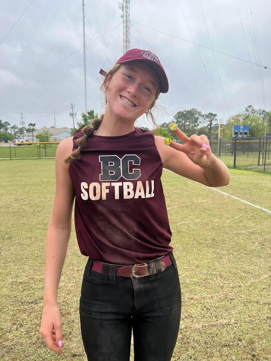 BCLadyTigersSo1's tweet photo. Lady Tigers fall 11-1 in game 1 vs Oldham County. Offensive &amp; Defensive Players of the Game go to @chlomaeee 3-3, scoring the teams only run of the game. https://t.co/83rvncgBMp