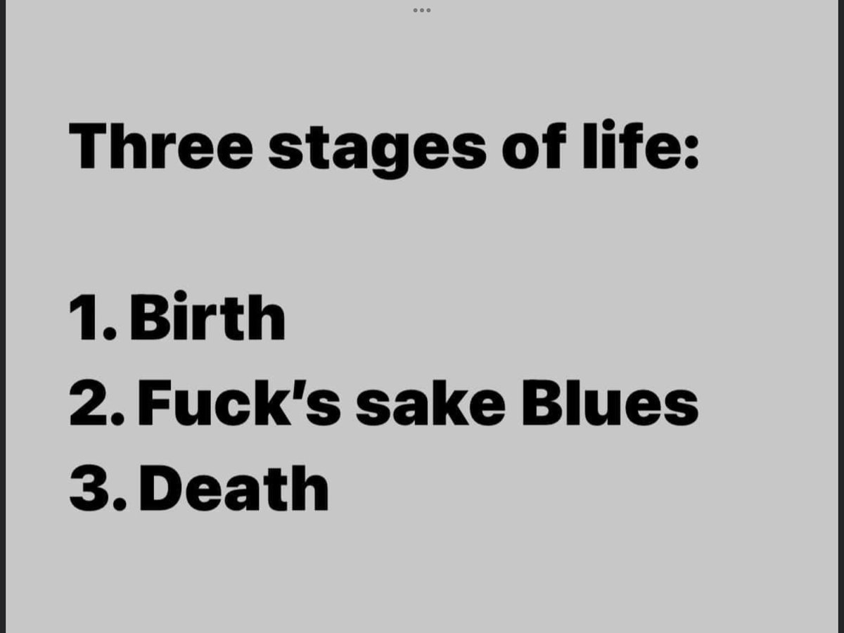 Just a thought… life as a bluenose 😂