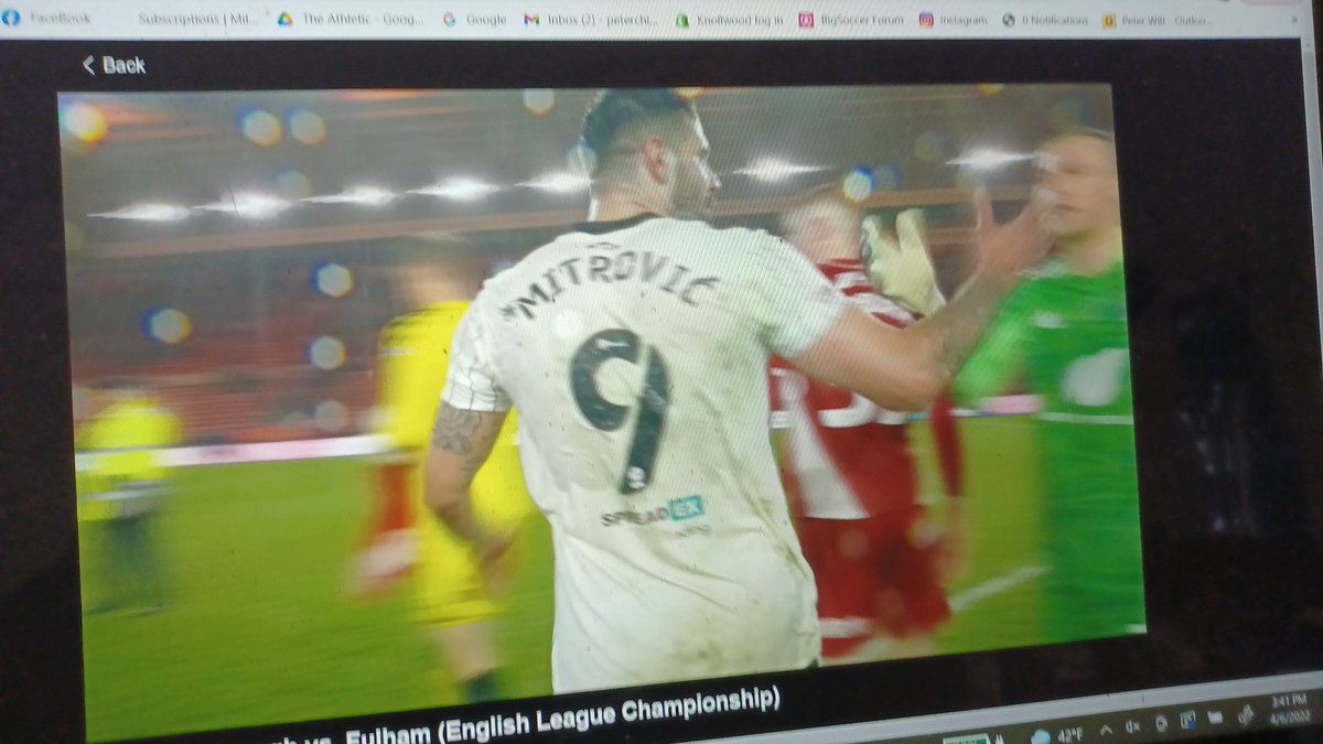 PeterWilt1's tweet photo. Fulham hands Middlesbrough its 1st home loss since 11/23. Mitro, Ream, rain. #COYW #38andcounting https://t.co/wXcJSSP74o