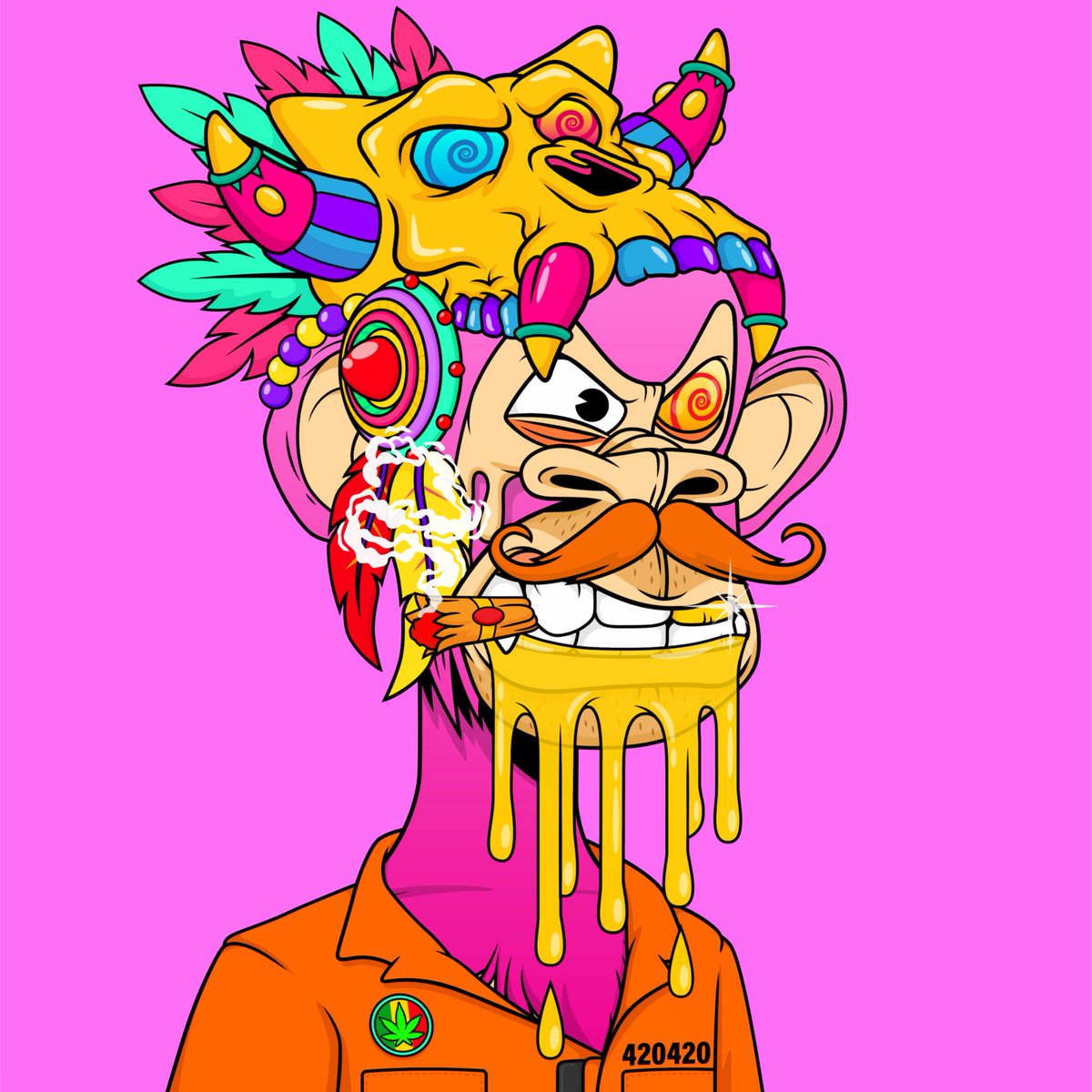 splashmanei's tweet photo. Ever seen an Ape trippin' thru the multi-metaverse?.... Love the community, the artwork, and the transparency of the project. A1. Day1. @barnuss @Vince_Van_Dough @biblinc100 @WoahJonny @psychonautaped https://t.co/M0Wsx3EvfG