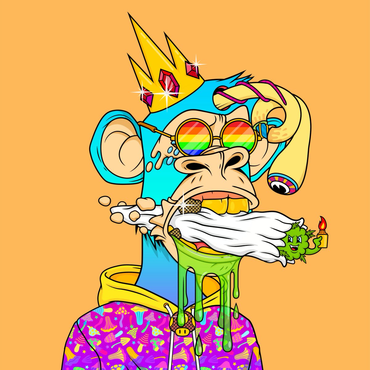 splashmanei's tweet photo. Ever seen an Ape trippin' thru the multi-metaverse?.... Love the community, the artwork, and the transparency of the project. A1. Day1. @barnuss @Vince_Van_Dough @biblinc100 @WoahJonny @psychonautaped https://t.co/M0Wsx3EvfG
