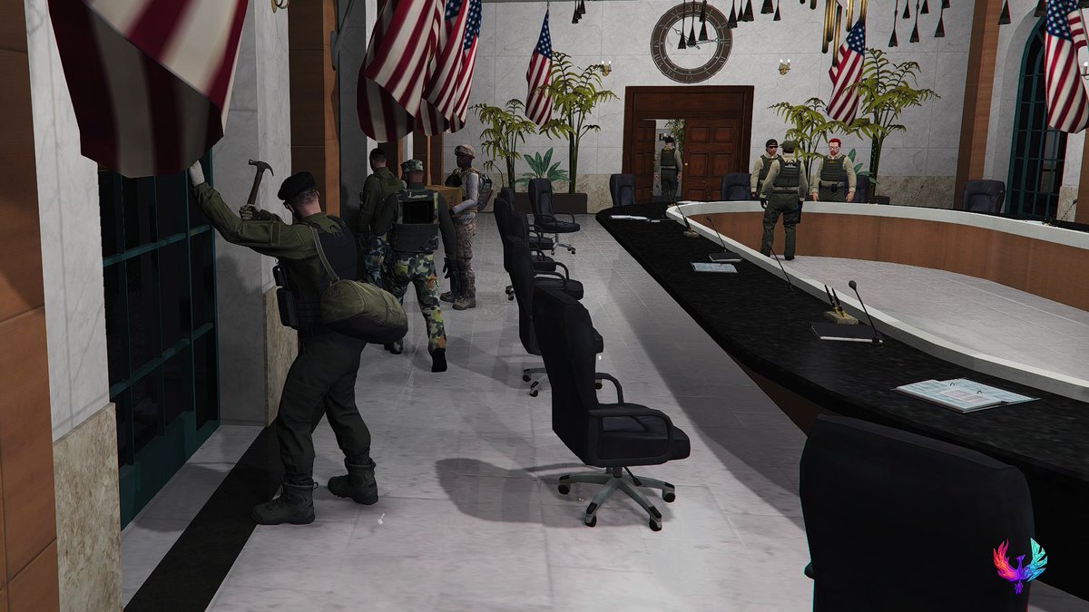 Laut Wetterbericht steht Los Santos ein riesiges Unwetter am kommenden Wochenende bevor. Heute war der Katastrophenschutz unterwegs und hat die Gebäude abgesichert.

Du willst auch kreatives RP spielen?
Dann bist du bei uns auf Rise Roleplay genau richtig!
discord.gg/riserp