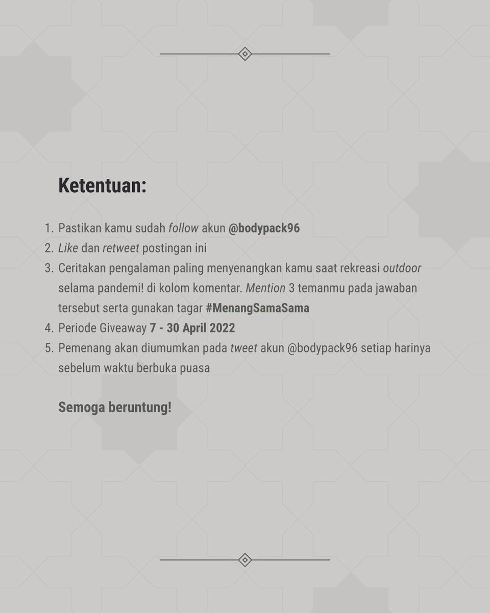 Bodypack tweet media