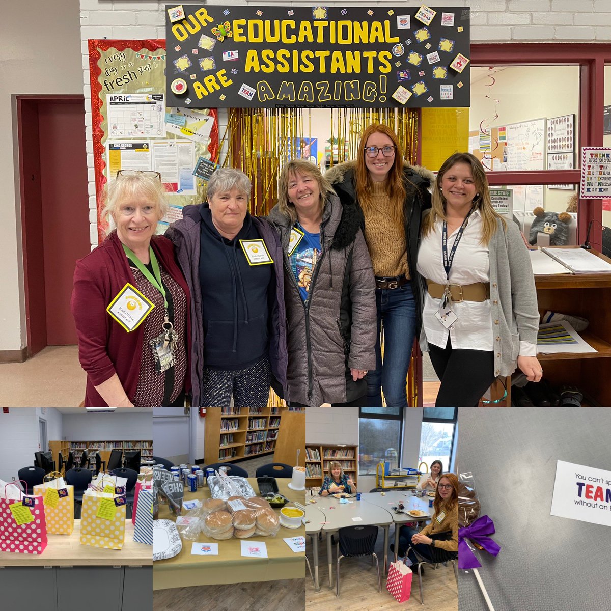 PrincipalMsB_'s tweet photo. We have the most INCREDIBLE EA team here at King George School - we can’t thank them enough for all that they do for us each and every day 💕🤗💕 @kgscobras @GEDSB @C_Bannister #leadGEDSB https://t.co/FJWhR0NJFI