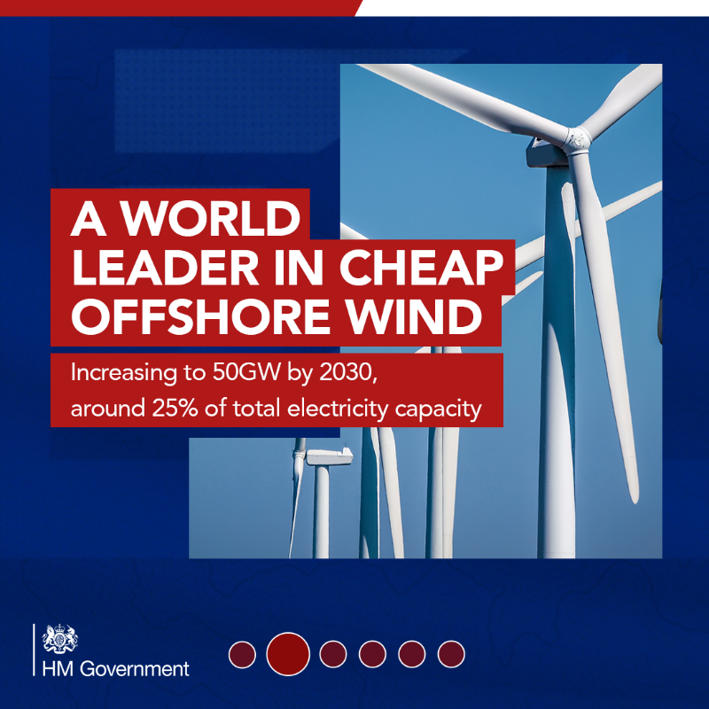 SciTechgovuk's tweet photo. NEW📢Energy Security Strategy to make cleaner, more affordable energy in the UK, for the UK

🌱accelerating wind, nuclear, solar &amp; hydrogen
⚡95% electricity to be low carbon by 2030
👷over 40k more green jobs

Boosting our independence, security &amp; growth

https://t.co/LyJyMQHV5A