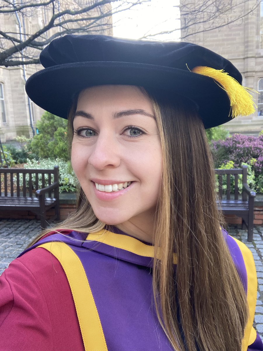 Delighted to attend my <a href="/OfficialUoM/">The University of Manchester</a> PhD (rescheduled from 2020) graduation ceremony today 🥳