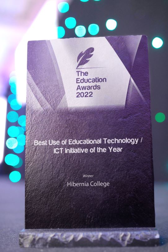 EDUAwardsIRL's tweet photo. Welll done to @HiberniaCollege on winning the Best Use of Educational Technology / ICT Initiative of the Year Award! #EducationAwardsIRL https://t.co/Xo19x5G86j