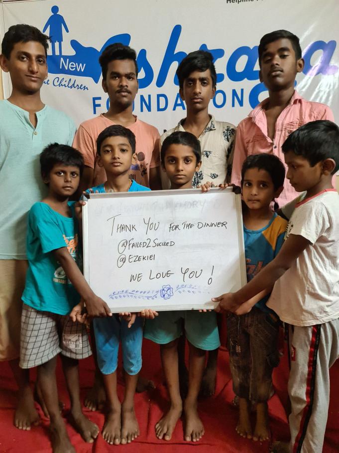 ❤️THE GOAL OF TRADING❤️

My brother @FailedtoSucceed  shared his profits on the last eth short trade and fed the orphans.
This touched me personally. 
Such love and such greatness of this man. 
This is the reason and goal of trading. Help and change the world for the better.❤️