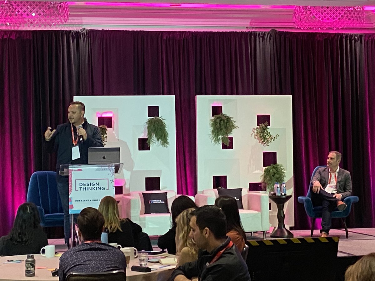 DeloitteDigital's tweet photo. What's our key takeaway from #DesignThinking2022? 🦸 Our own Dre Szymczak & Matt Witt sharing why you need to tap into your product teams superpowers to unlock their full potential:
#DesignThinking #Design #ProductDesign #Marketing https://t.co/Ua7FNiPwis