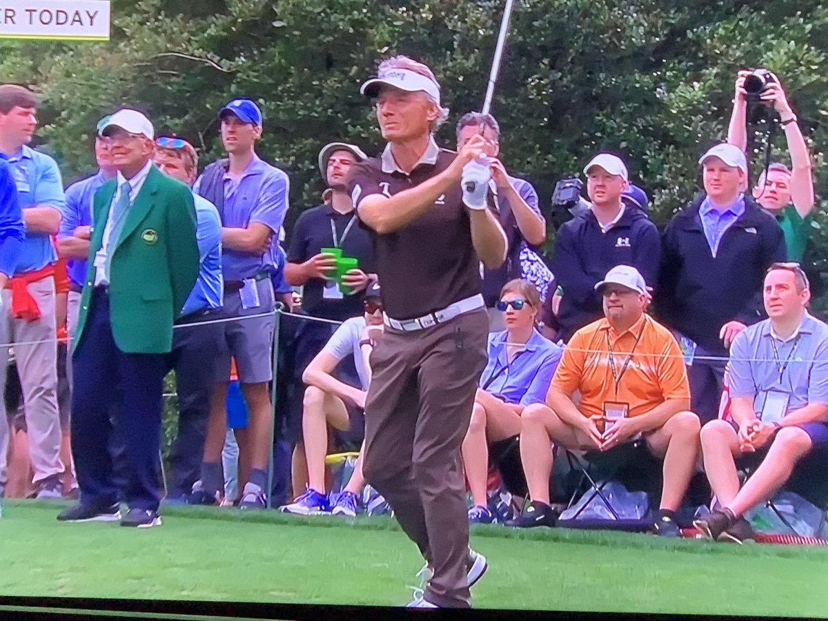 When you work all day delivering for UPS but have a twilight tee time at Augusta. 

#HalfSetsAndSunsets 
#TheMasters 
#Par3Contest