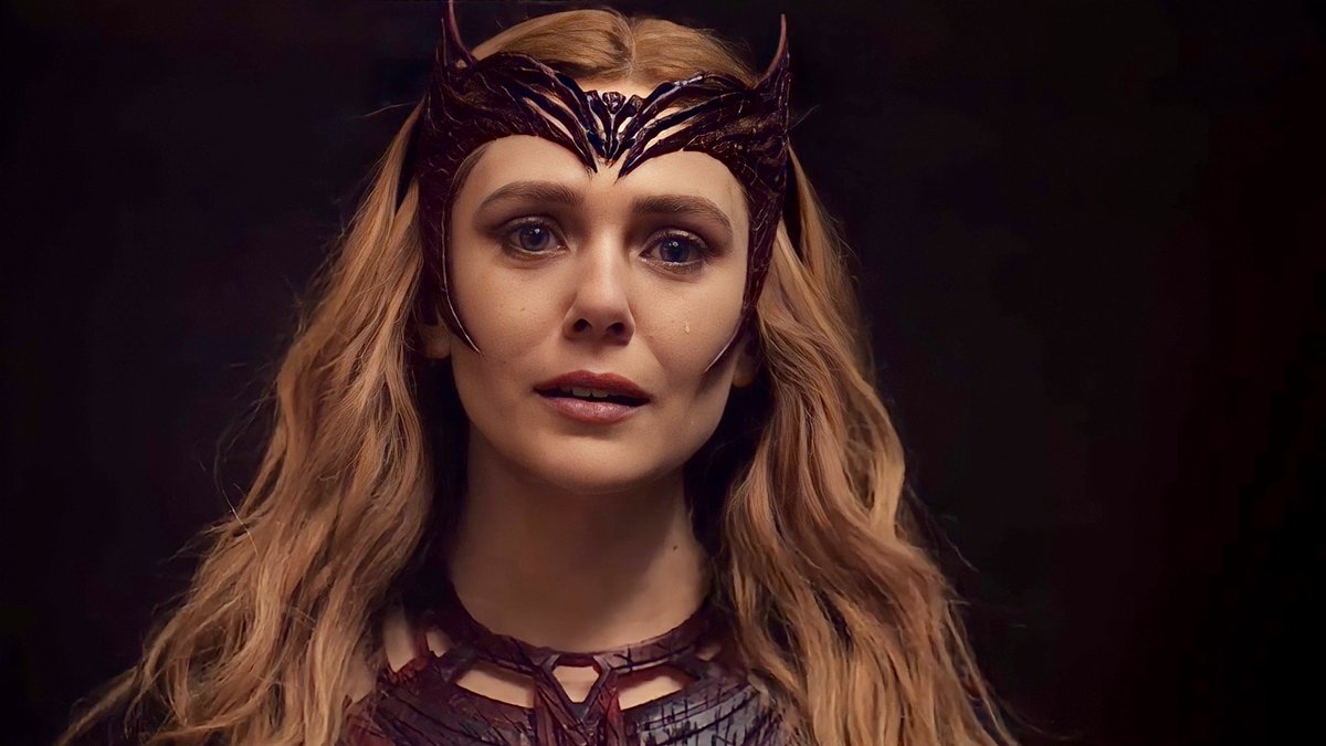 itsjustanx's tweet photo. The #ScarletWitch comes back to us in 30 DAYS. #MultiverseOfMadness https://t.co/1iBMD5Xgyw
