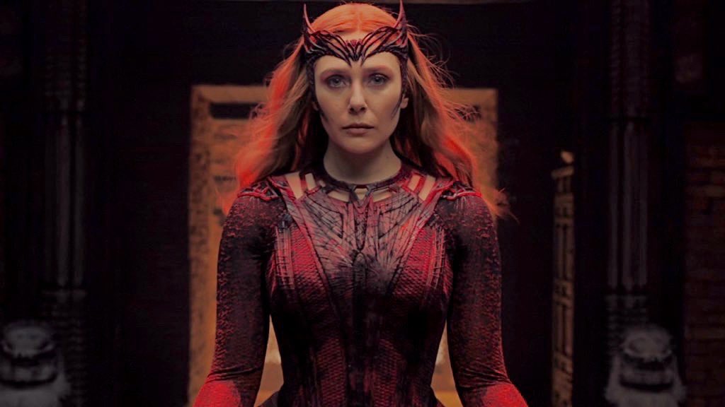 itsjustanx's tweet photo. The #ScarletWitch comes back to us in 30 DAYS. #MultiverseOfMadness https://t.co/1iBMD5Xgyw