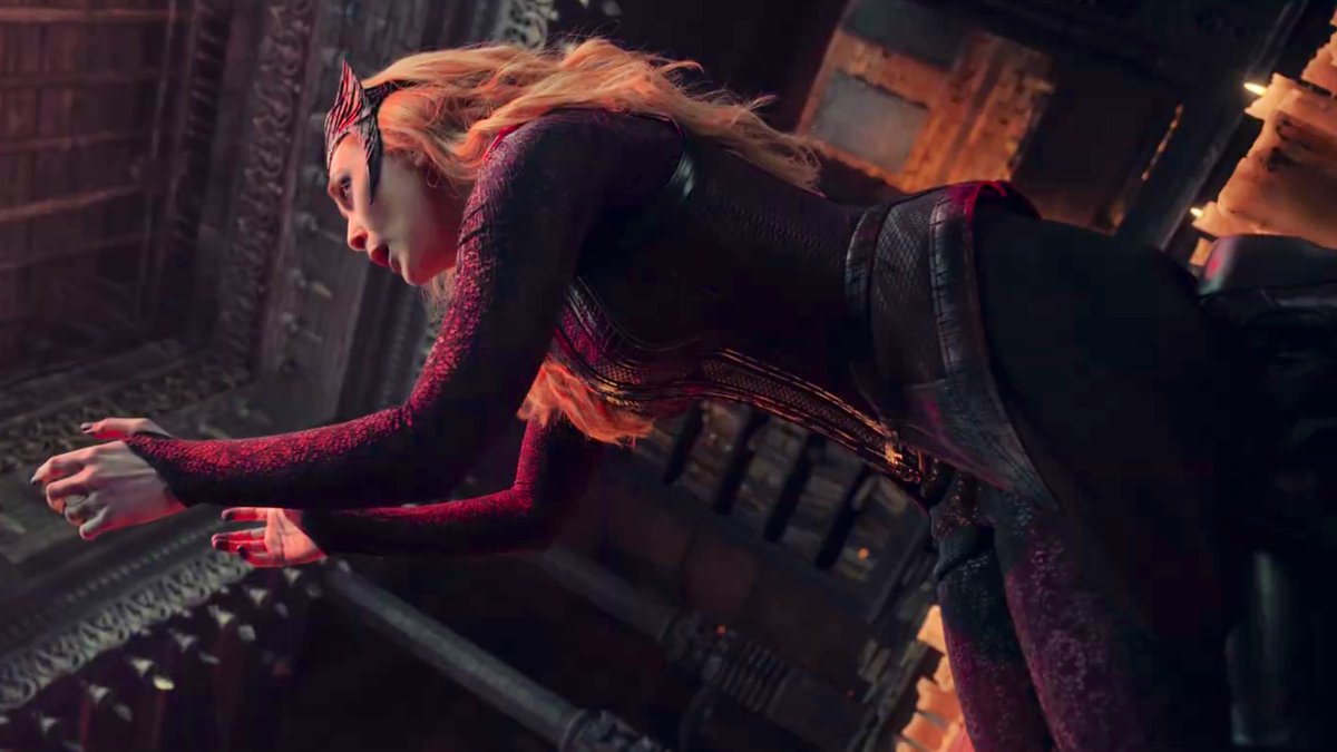 itsjustanx's tweet photo. The #ScarletWitch comes back to us in 30 DAYS. #MultiverseOfMadness https://t.co/1iBMD5Xgyw