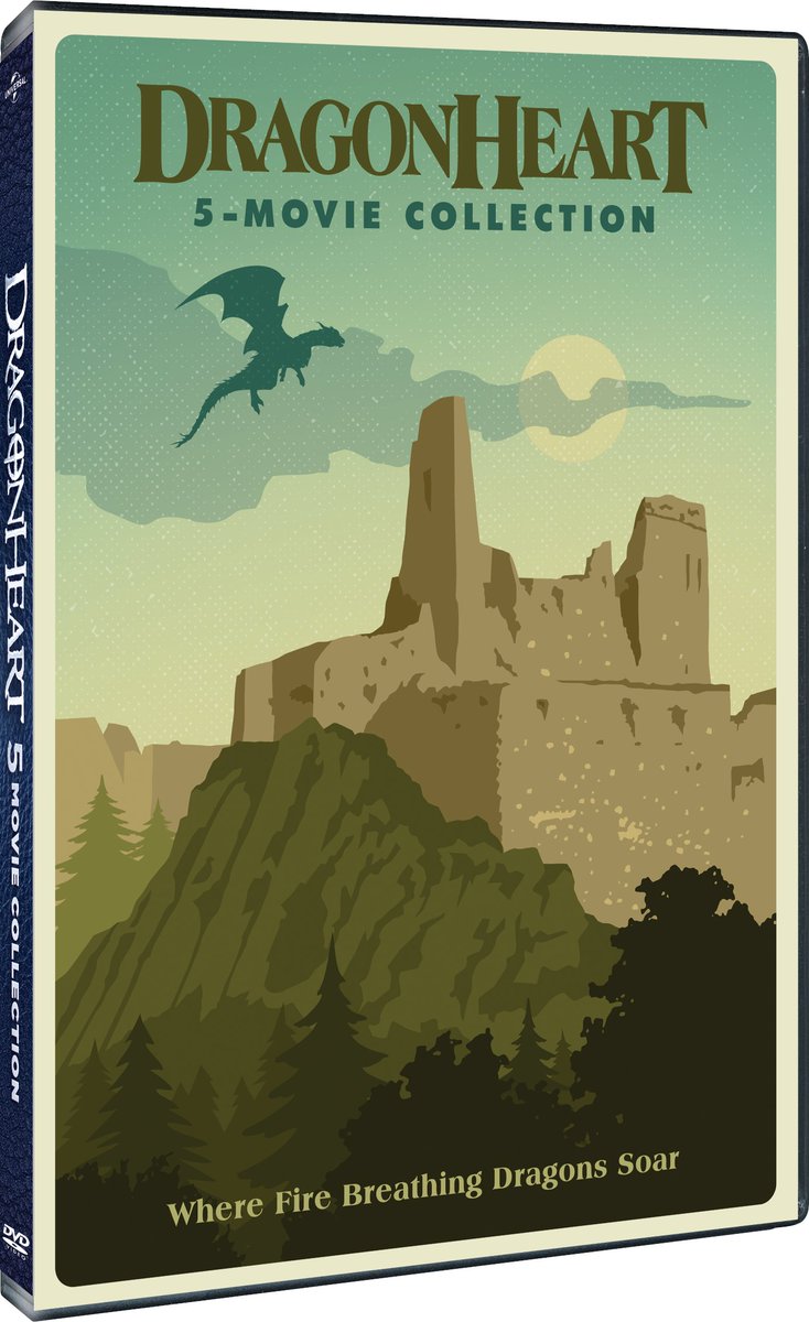 Dragonheart returns to DVD with a 5 movie collection and a new look! Spruce up the shelf with this great new Travel Poster look.
 uni.pictures/TravelPoster