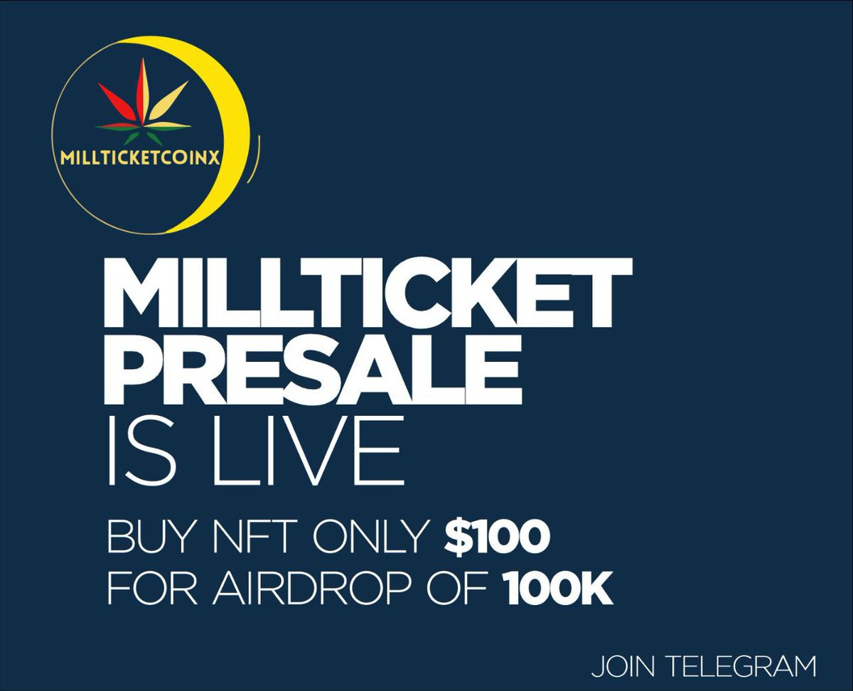 samson_sabagha's tweet photo. When you invest in a solid and well structured project, believe me
You will have nothing to worry about even in the #Bear Season.
I am #Hodling and accumulating more $TMT #Millticketcoin
#Millticket #NFTGame #GCW #cyberscope #DoorOfNoReturn https://t.co/exsy5gbM11