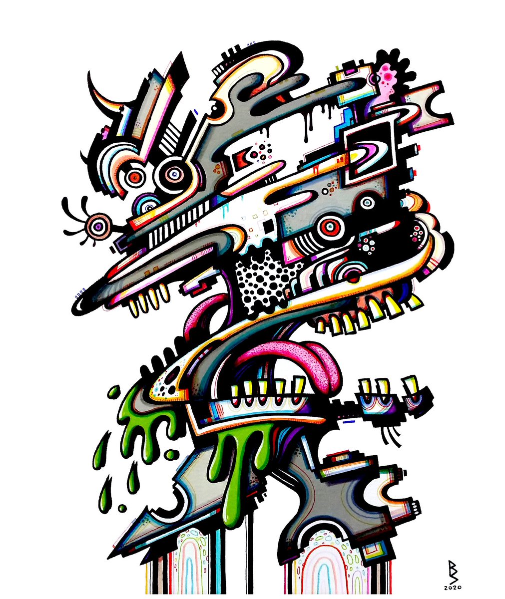 ben_avlis's tweet photo. โช๏ธHOOPLAโช๏ธ
Some good old fashioned paint on canvasโ๏ธ๐จ
#artist #painting #paint #acrylicpainting #canvas #Psychedelicart #lowbrowart #NFTCommunity #NFTartist #benavlis https://t.co/nI4BjG7kgB