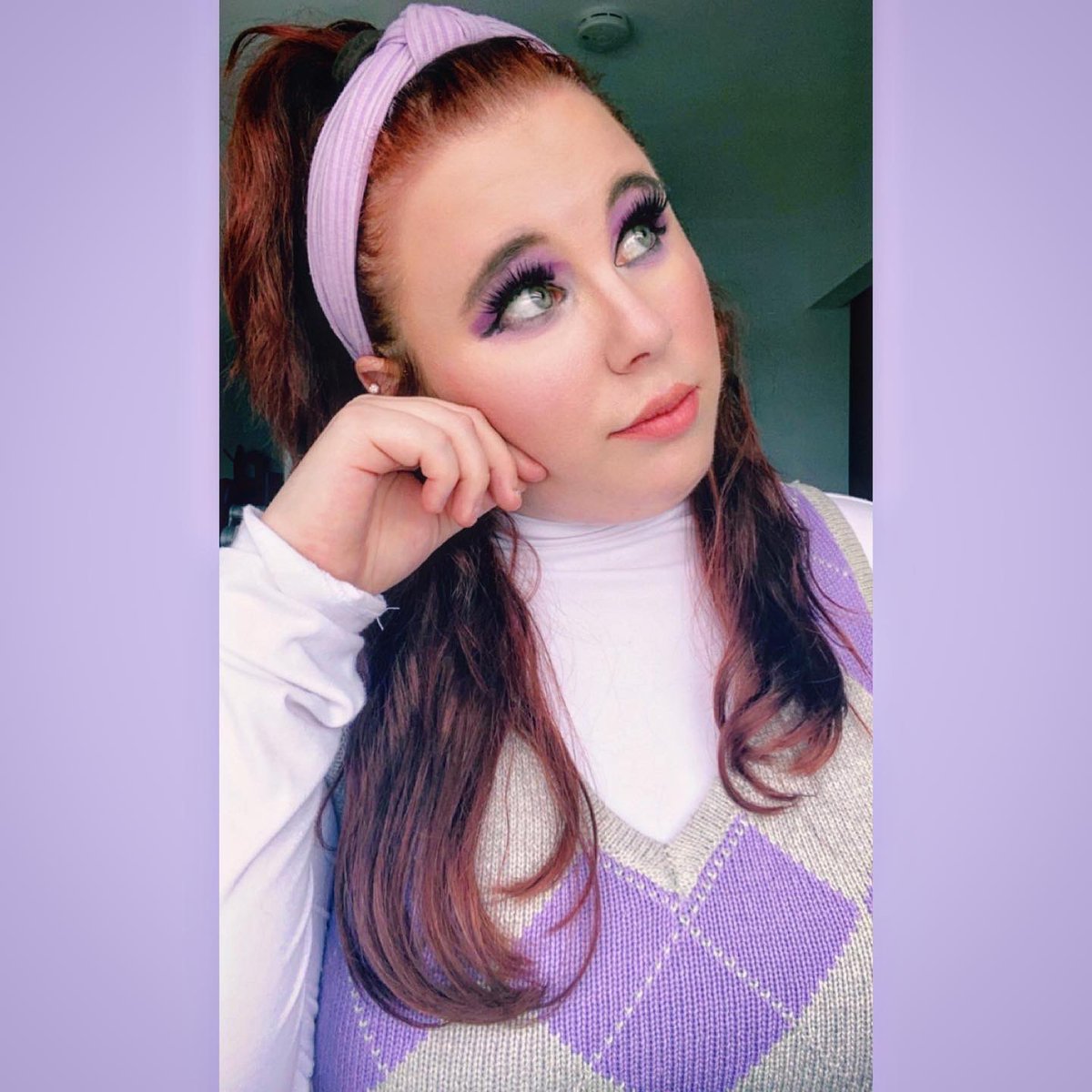 AshleyEANews's tweet photo. I dressed cute thinking I was going to get a new ID picture taken at the DMV. Since the DMV is where souls go to die, that didn’t happen. I wasn’t gonna let this cure look go to waste! 💜
#WakeUpAndMakeup #MUA #FunWithMakeup #AmateurMakeupArtist #MoxieLash #JeffreeStarCosmetics https://t.co/HJhHtL02SN