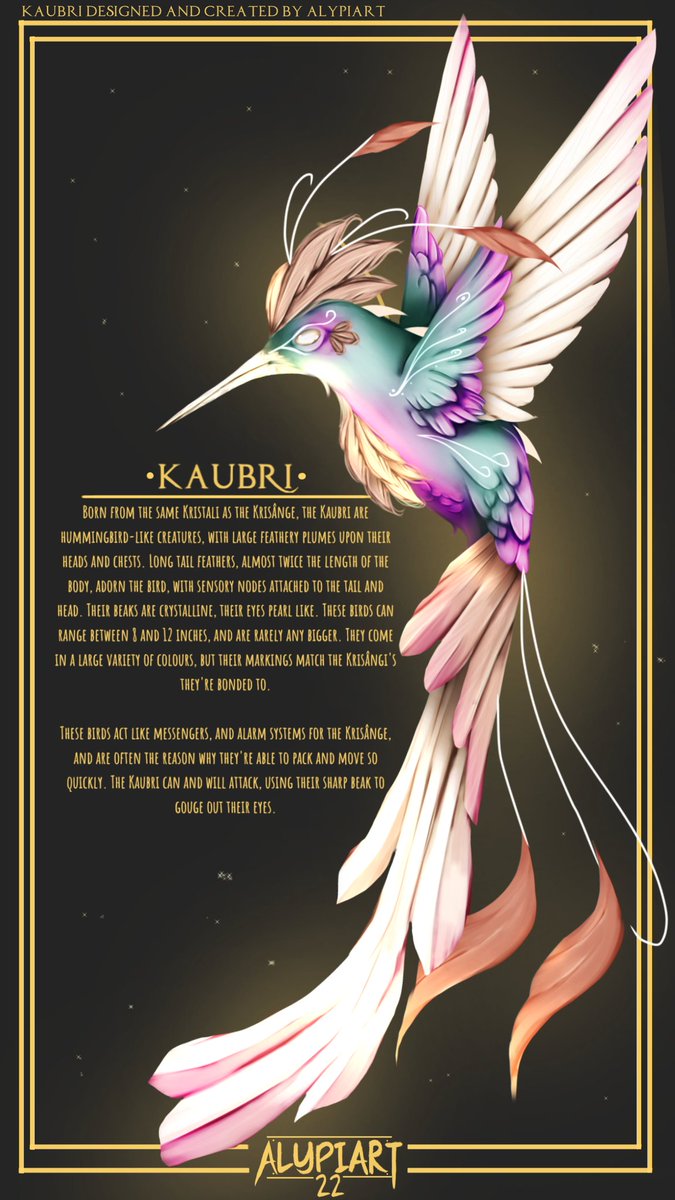 The project I've been working on today! Meet the Kaubri! 💜 

These lil birds will be #adoptable in the future!

#art #ArtistOnTwitter #arttwt #conceptart