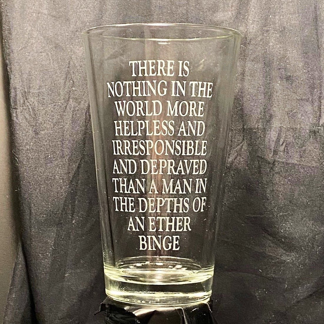 WoolfGlassWorks's tweet photo. We're going to have to arm ourselves... to the teeth!

Check out our five-star rated Etsy store for more awesome sandblasted/etched glass gifts. https://t.co/sEkFKJ3G7D
#fearandloathinginlasvegas #HunterSThompson #gonzo #batcountry #SmallBusinesses #woolfglassworks https://t.co/fJdLQZbHSg