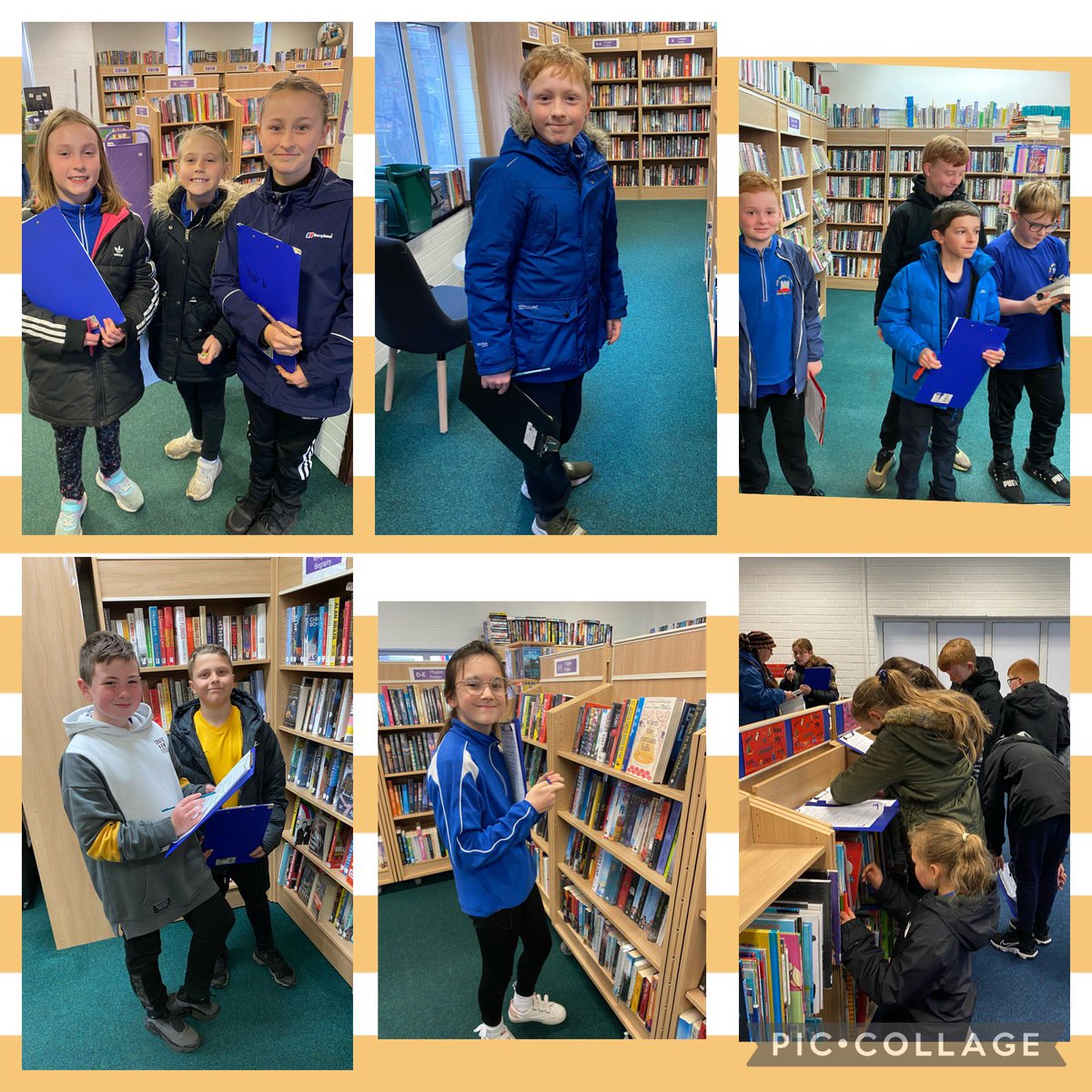 Year6BC's tweet image. What a treat it was being back exploring Mold Library today. Thank you to all the staff who made us feel welcome and we were so grateful for our gift 📕@aura_wales #auralibraries #6SF