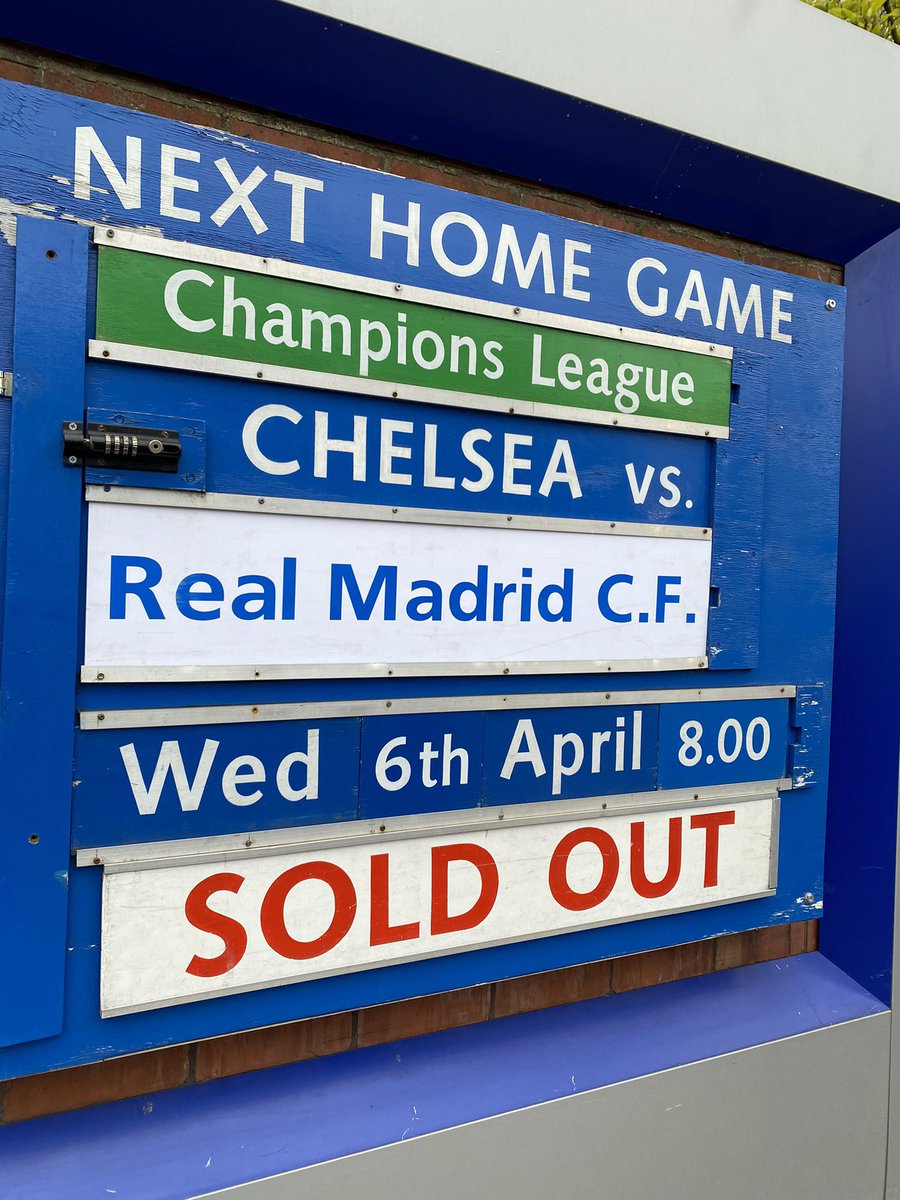 GeorgeOrchard6's tweet photo. CHELSEA 🔵 VS REAL MADRID ⚪️ https://t.co/0upCEGdEVw