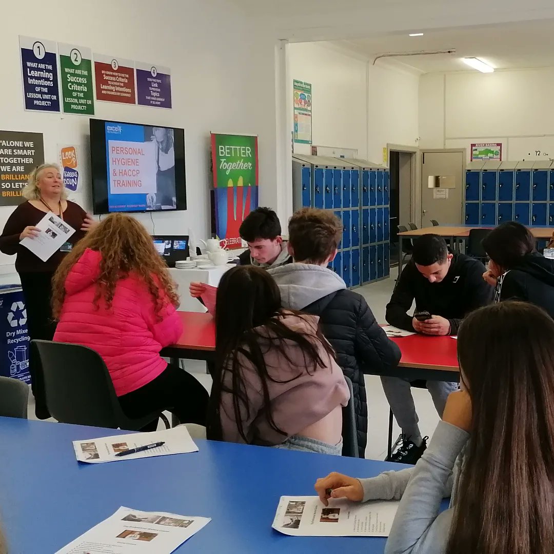 EtssLimerick's tweet photo. TY's this week were trained and certified in a professional waiter course including food safety & HACCP. Well done to all who took part. Thank to Eimhear @excel_recruitment #letss #tyatletss #cvbuilding #practicallearning #tourism #hotelcatering https://t.co/5Om3Mn6lym