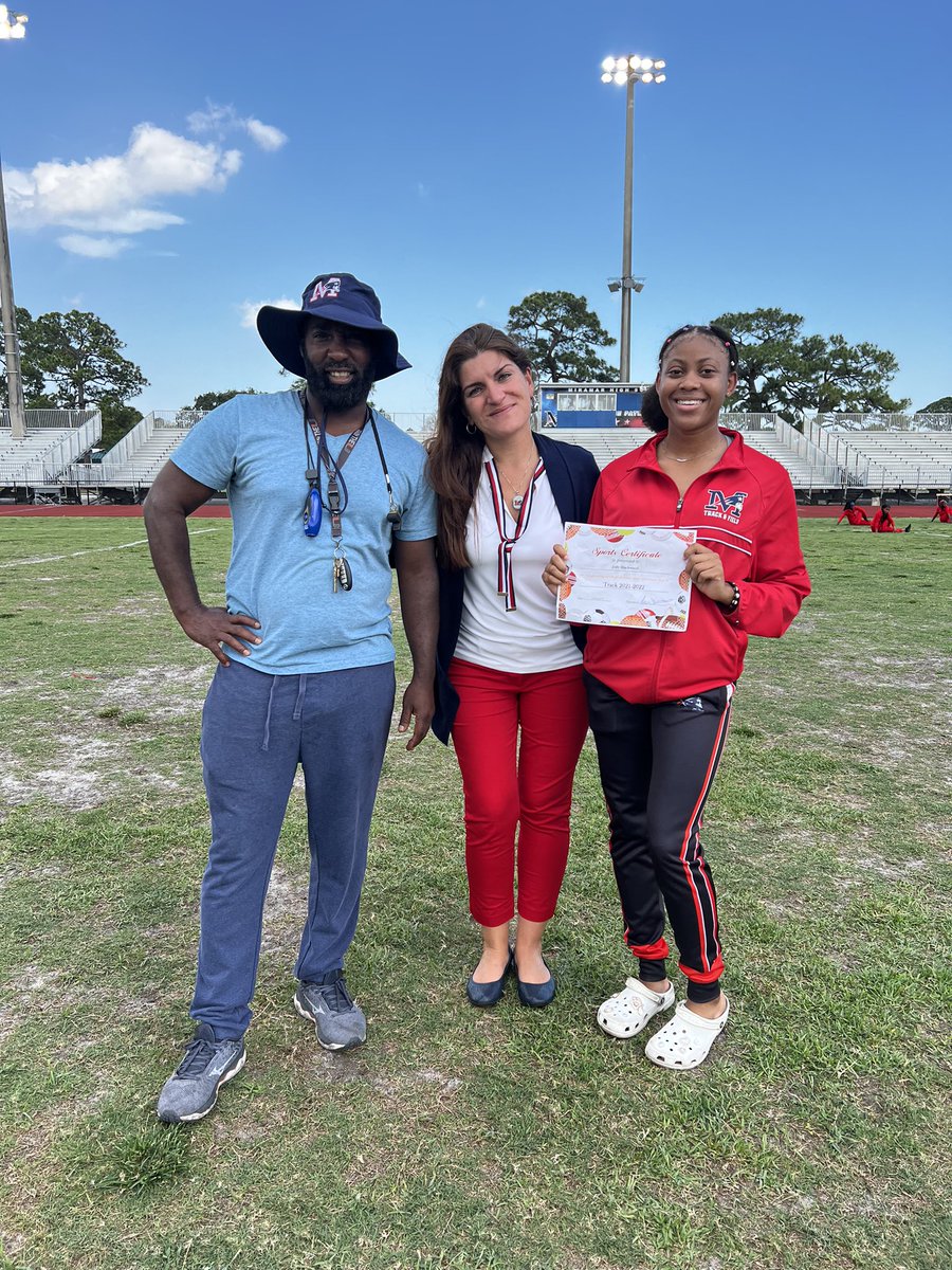 Shout out to my senior track STARS!  Our #PatriotScholarAthletes represent us well on and off the track!  #PatriotsNeverRest! #StrongerTogether!