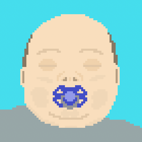 PBEcrypto's tweet photo. My daughter asked me to "NFT Draw" her new baby brother and this is the result, I'M DYING! 🤣🤣🤣 #NFTCommunity #NFT #babyboy https://t.co/L9P8bHLsNg