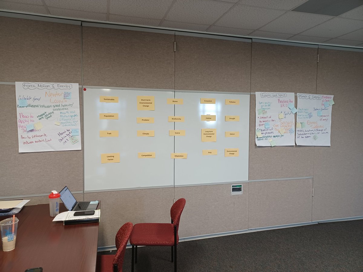 AngieC_Teaches's tweet photo. Just finished an AWESOME Power-Up with our AWESOME Curriculum Coordinator Ms. Mitchell!! #Science4theWin #SheldonISD https://t.co/TnQqLDXWwP