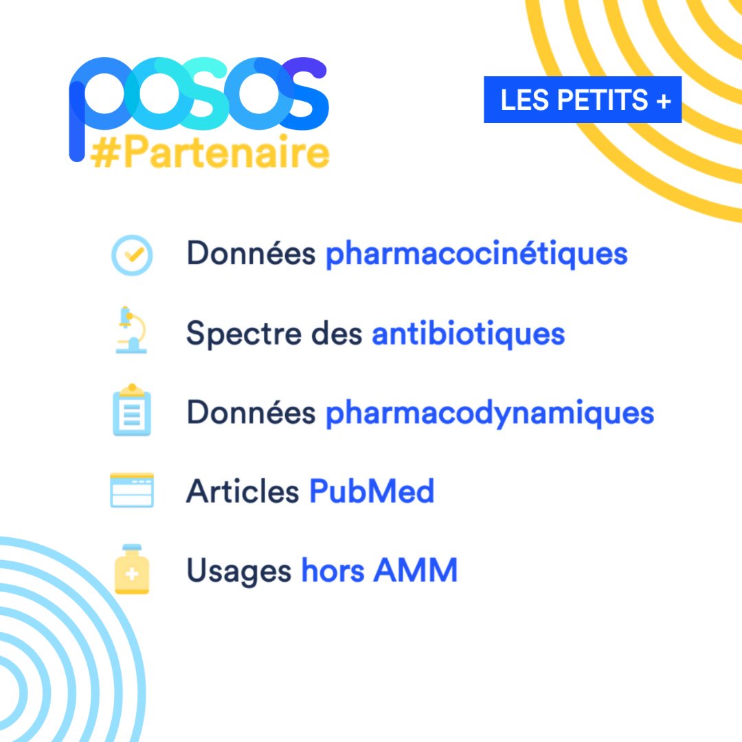 Vous connaissez notre nouveau partenaire ? C'est POSOS (<a href="/posos_tech/">Posos</a>) !

POSOS, c'est un outil gratuit sur app ou ordinateur qui te fait gagner un temps fou sur toutes tes questions de prescription 💊

➡️Plus d'informations sur : posos.co