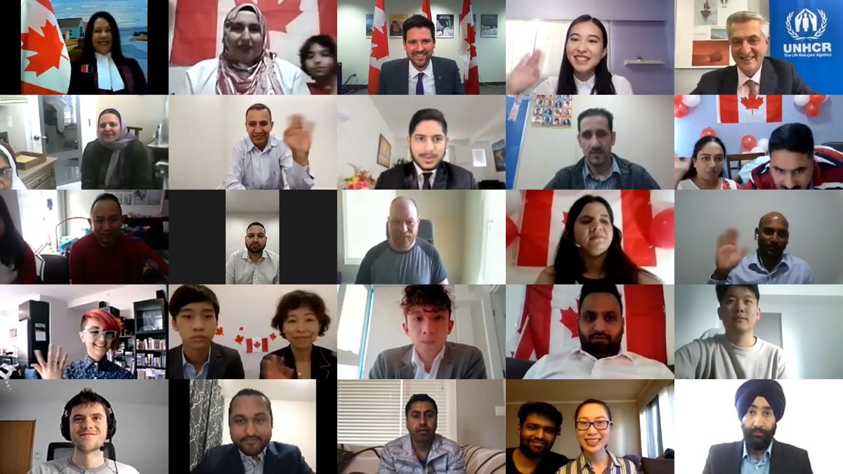 Congratulations to 67 #NewCanadians from 27 different countries who became citizens today at a special virtual citizenship ceremony with Minister Fraser and guest speaker Filippo Grandi, High Commissioner for the UNHCR! #MyCitizenship