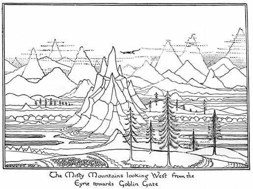 The Misty Mountains by J. R. R. Tolkien 