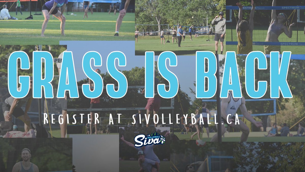 It is that time of year! Spring and Summer Grass League registration is open and filling fast! 

Sign up for Spring and Summer Rev 2s and Co-Ed 3s!
For more details visit sivolleyball.ca/programs

See you at the field!