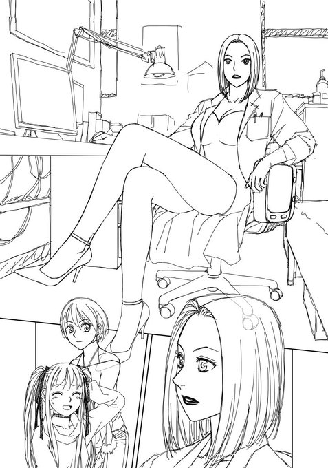 おはようございます〜からのおやすみなさい😴
相変わらず…って言うか今日はちょっと遅めの就寝です😅
ちゃんと起きられるかなぁ

「My doll house」の下描き
台詞フキダシ無し絵その、165

エロい脚を描きたかった事に集中しすぎてバランスが変な絵になってしまいました…自覚したのはつい最近😫 