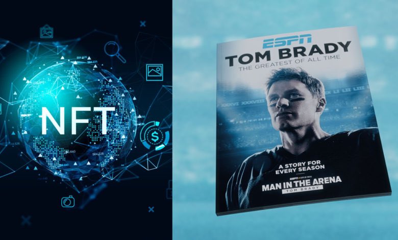 theNFTobserver's tweet photo. ESPN 🤝 Tom Brady

@espn signs a deal with @Autograph to exclusively release its first NFT. 

The collab begins 4/6 with the release of a collection based off of “Man In The Arena: Tom Brady” the 10 part documentary.

The NFT’s will range in price from $100-$500. 

(via @Variety) https://t.co/twhX871o48