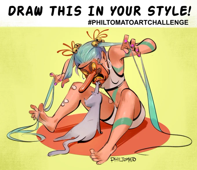 Starting a new #DTIYS challenge! Do you guys wanna give it a go? Don't forget to add #philtomatoartchallenge if you are. :) 