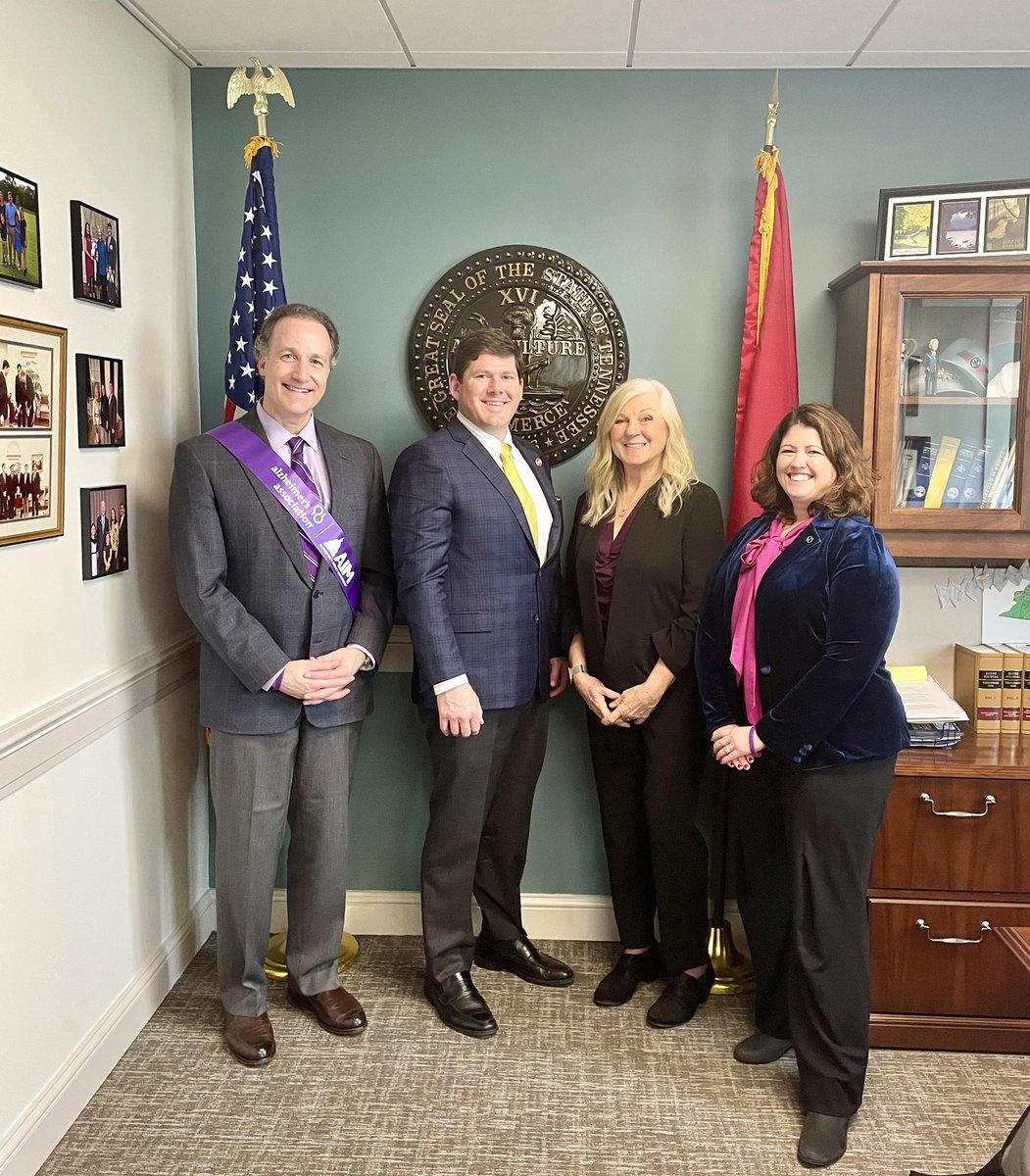Many thanks again to Rep. @VoteBobFreeman for co-sponsoring & meeting today to discuss the funding support needed for the TN respite care bill HB1686!  #ColThomasBowdenAct  #ENDALZ #ALZDayontheHill22 @endalztn @ALZIMPACT