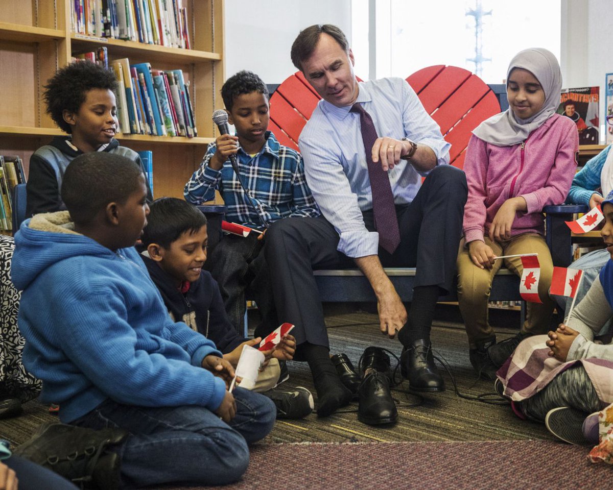 diamondisinger's tweet photo. "How dare Chrystia Freeland do a shoe-themed budget media event!", say dudes on the internet today, weirdly obsessed with her doing so &amp; conspicuously silent/indifferent when finance minister predecessors (all men) did the very same - since at least the 1950s. Lol ok. #cdnpoli https://t.co/lGypTy4aKq