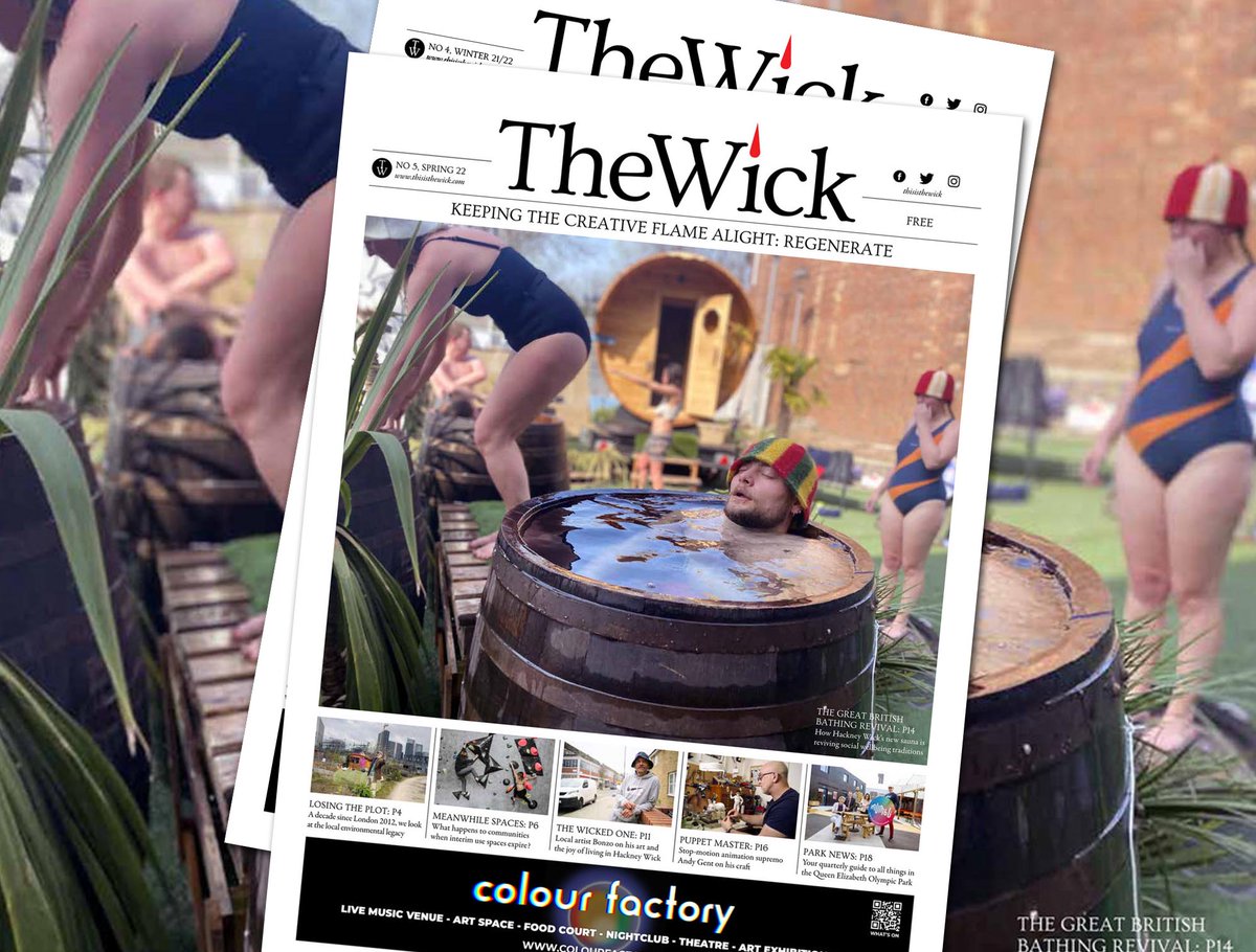 The Wick (@thisisthewick) on Twitter photo Issue 5 out now. Grab your brand new FREE edition from over 100 locations around Hackney Wick and all the way across <a href="/noordinarypark/">Queen Elizabeth Olympic Park</a> to the Royal Docks :)
thisisthewick.com Issue 5 out now. Grab your brand new FREE edition from over 100 locations around Hackney Wick and all the way across <a href="/noordinarypark/">Queen Elizabeth Olympic Park</a> to the Royal Docks :)
thisisthewick.com