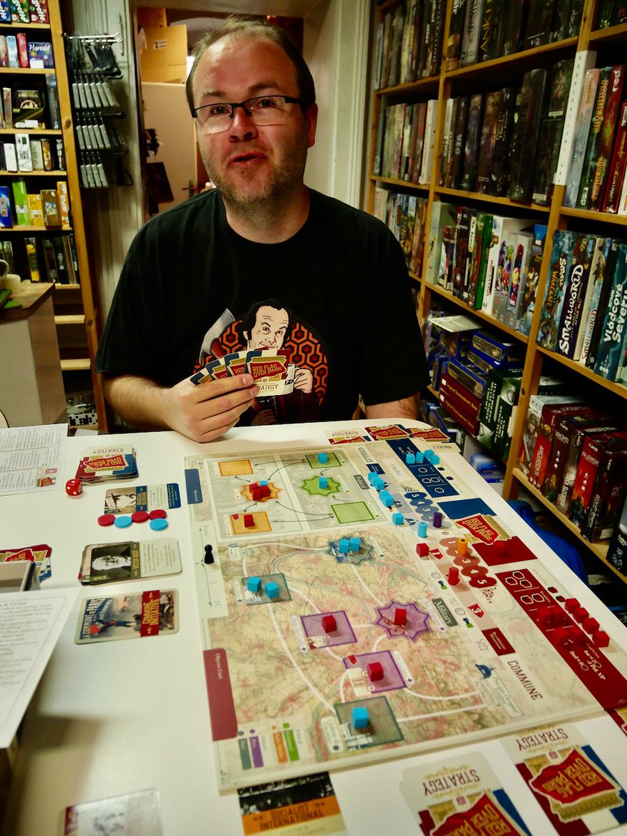 Poilu17's tweet photo. Also got to play a game of #RedFlagOverParis while in Prague, which was good fun.  Kudos again to @fredserval. https://t.co/Wu3MiDhY1D