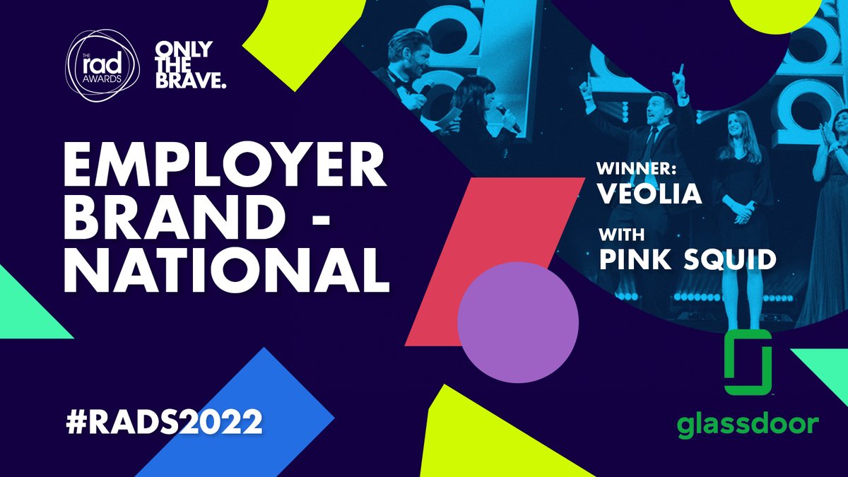 TheRADawards's tweet photo. Congratulations to the winner of Employer Brand - National @VeoliaUK with @pink_squid for their work, See the World as We Do! #RADS2022 https://t.co/29YtwLmq3B