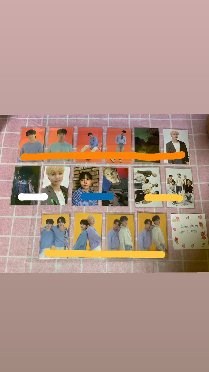 dengghao_o's tweet photo. WTS|LFB|PH ONLY (MINGYU DAY SALE‼️)

(CARATLAND, BITTERSWEET, INCOMPLETE TRADING CARDS)

🧡- ₱35
🤍- ₱65
💙- ₱80
💛- ₱40

~3 days reservation/payo
~dm me or comment mine
~free shipping if getting 5 or more☺️

MOP: GCASH
MOD: GGX, J&amp;T &amp; SCO 
📍ILIGAN CITY, MINDANAO https://t.co/wVfMGq593F