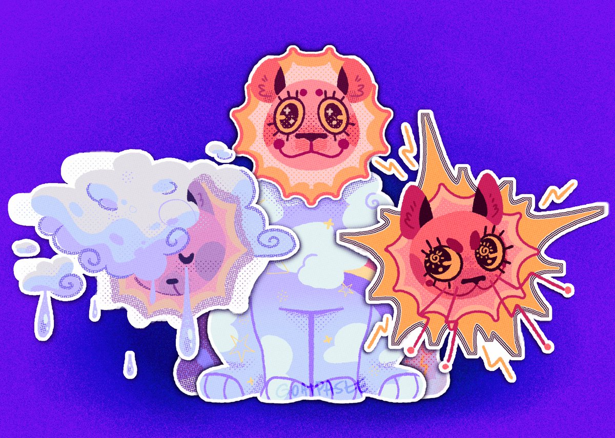 goatpaste's tweet image. swaggy lil chibi commission for @cursedluver !!
such a good character design to get to draw