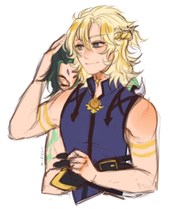 albedo feels like home for xiao 

#xiaobedo #genshinimpact #原神 