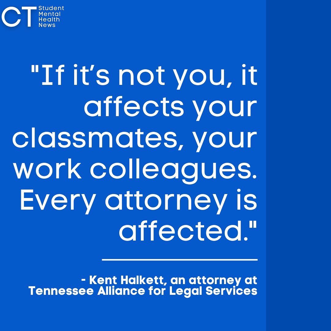 CSMHNews's tweet image. #ICYMI : Learn more about the mental health of law students 

csmhnews.wordpress.com/2022/04/03/qui…

#ctnews #CSMHNews #news #connecticut #mentalhealth #MentalHealthAwareness #lawstudent #quinnipiac