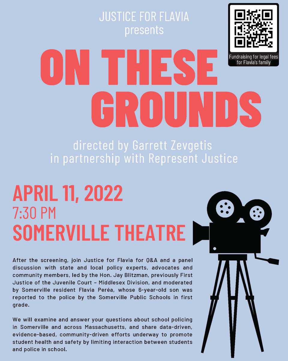 Defund_SPD's tweet photo. Come see a special screening of On These Grounds from director @thegarrettz and hosted by @ForFlavia in collaboration with @svilletheatre! Join us 4/11 @ 7:30pm for this event. Tickets: https://t.co/Bz0w7lC1aP #justiceforflavia #nopoliceinschools #defundthepolice #refundthepeople https://t.co/WvuioZE9kT